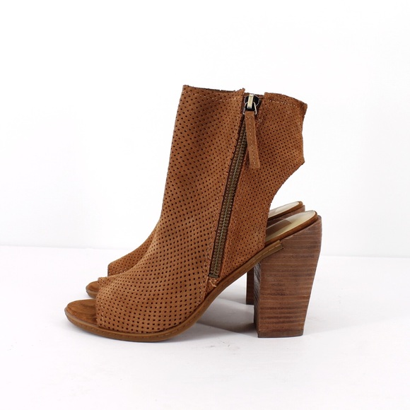 Sz 6 • DOLCE VITA Noele Perforated Suede Bootie - Picture 5 of 8